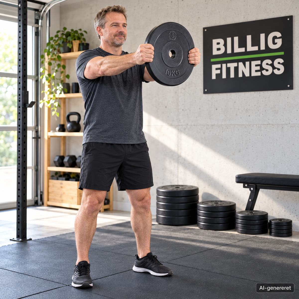 Viktskivspaket 70 kg i hårdplast | 30 mm