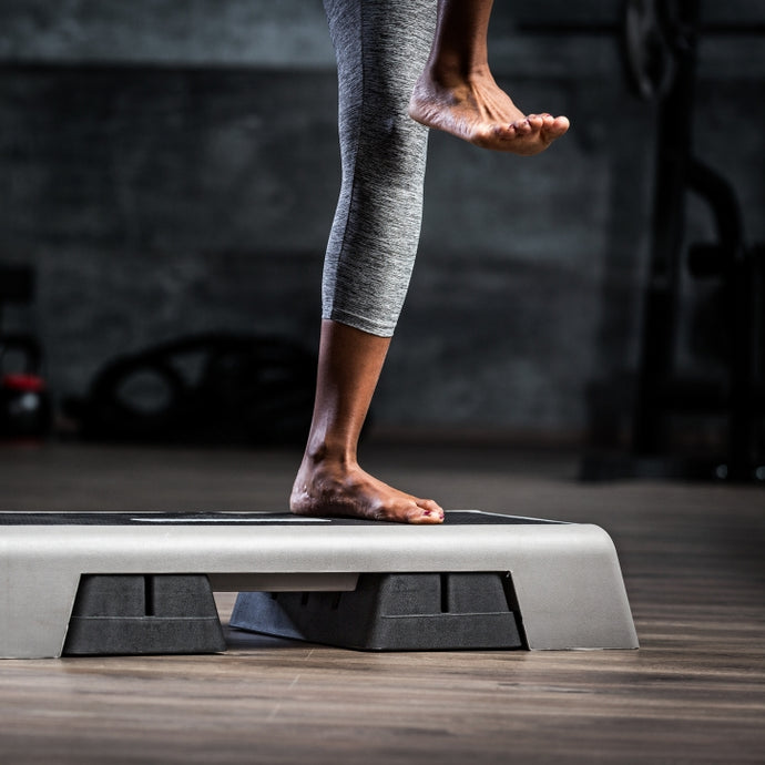 Billig justerbar stepbänk Maxi - (95 x 38 cm)