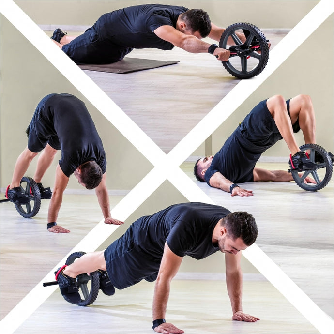 Power Wheel - stort maghjul (Svart)