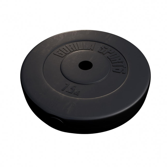 Viktskiva i hård plast 7,5 kg (30 mm)