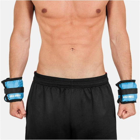 Ankel-/Handledsvikter 1 kg (2 x 0,5 kg) – Blå