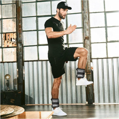 Ankel-/Handledsvikter 2 kg (2 x 1 kg) – Grå