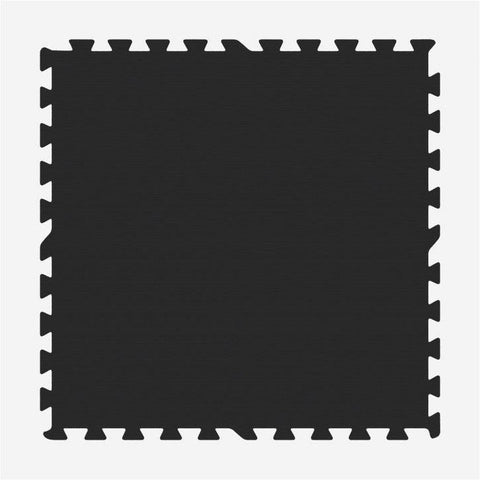 Gorilla fitnessgulv (set med 8 st.) svart