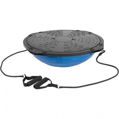 Halv boll för balansträning (blå)