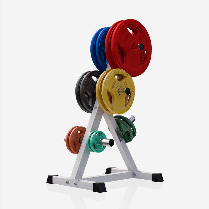 50/51 mm viktskiveställ i vitt