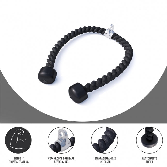 Tricepsrep - Extra långt - Double 85 cm