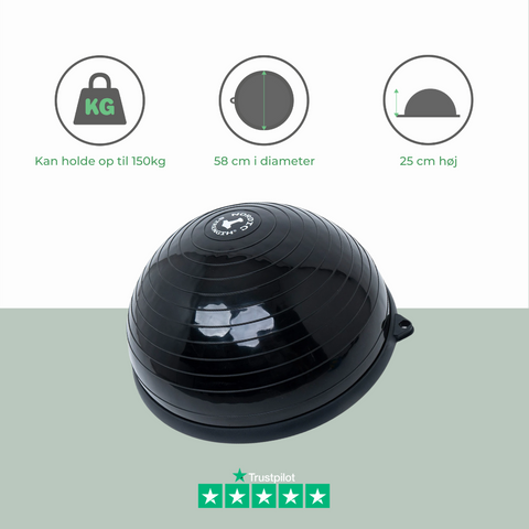 Balansboll - Nordic Strength (svart)