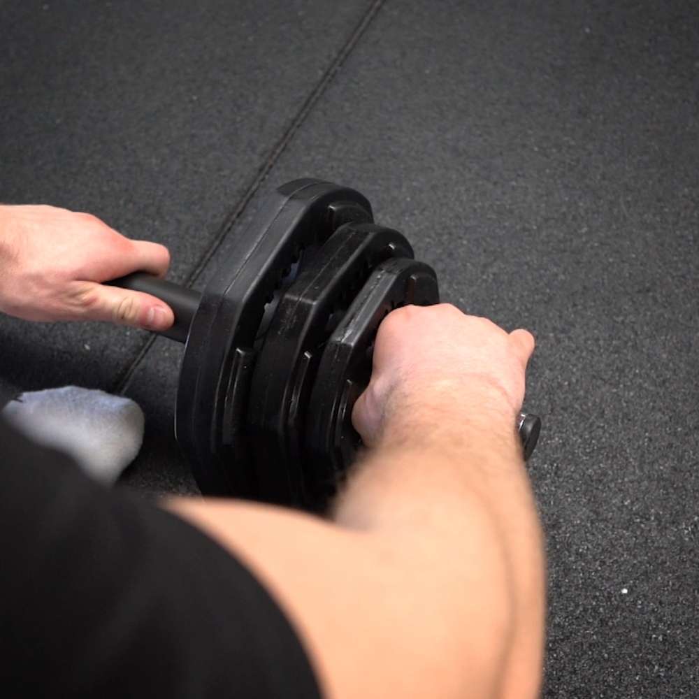 Aerobic viktstångsset (svart) 20 kg från Nordic Strength