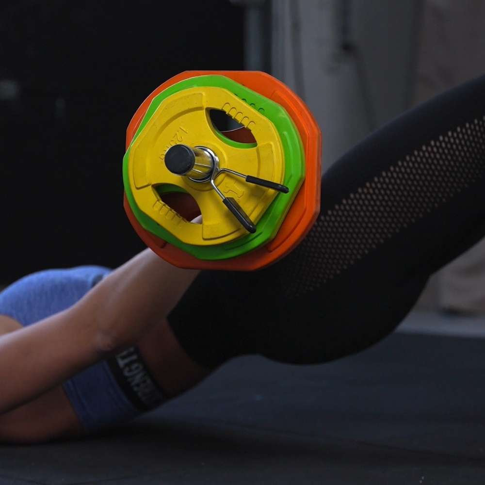 Aerobic viktstångsset 20 kg (färgad) från Nordic Strength