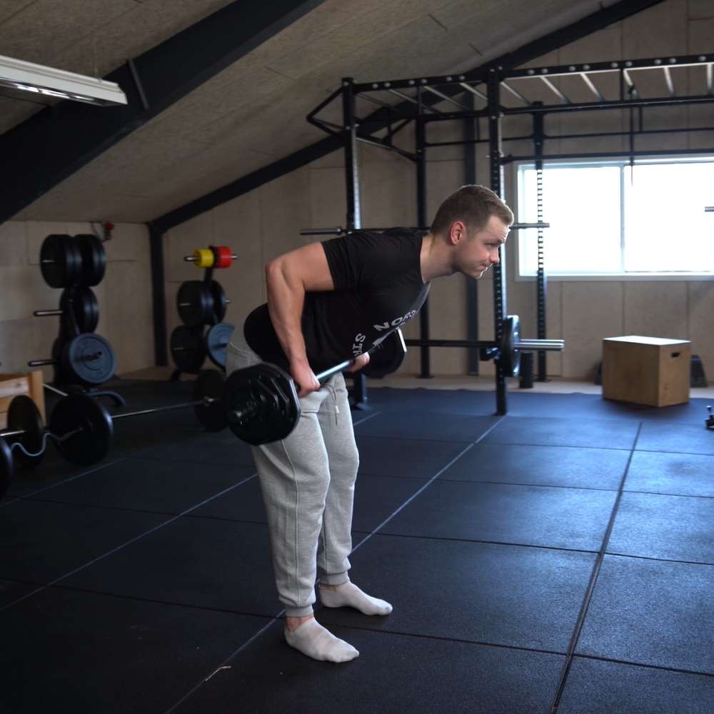 Aerobic viktstångsset (svart) 20 kg från Nordic Strength