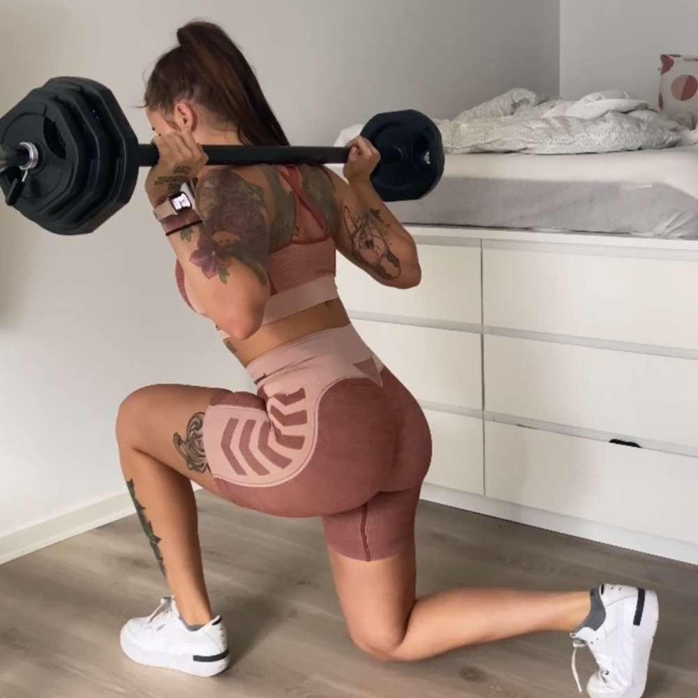 Aerobic viktstångsset (svart) 20 kg från Nordic Strength