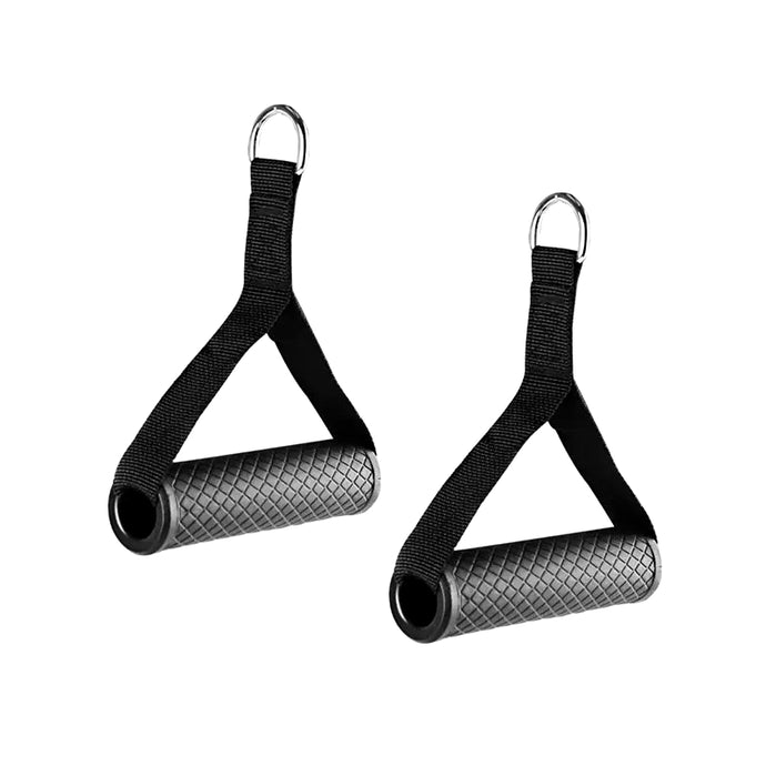 Enhands Kabelgrepp i set - Gummihandtag + 2 Karbinhakar