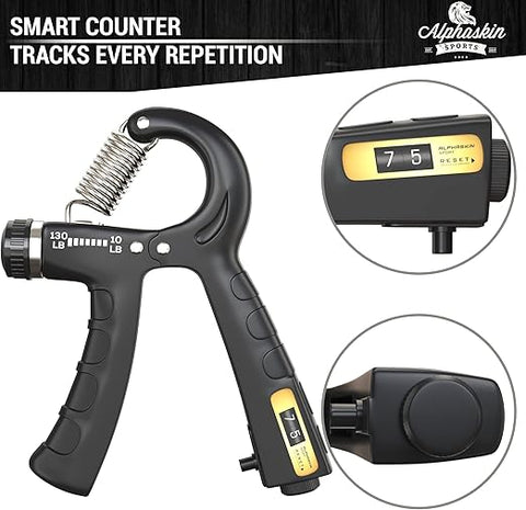 Premium Handtränare (5–60 kg) med räknare