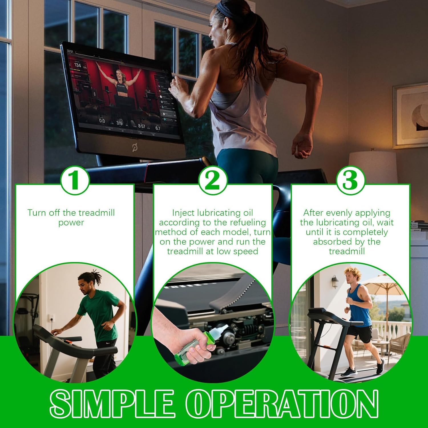 Silikonolja för löpband / walking pad – 60 ml