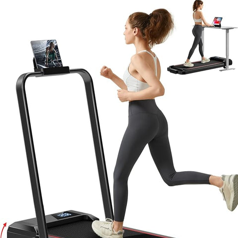 Hopfällbart Walkingpad/Löpband med bygel