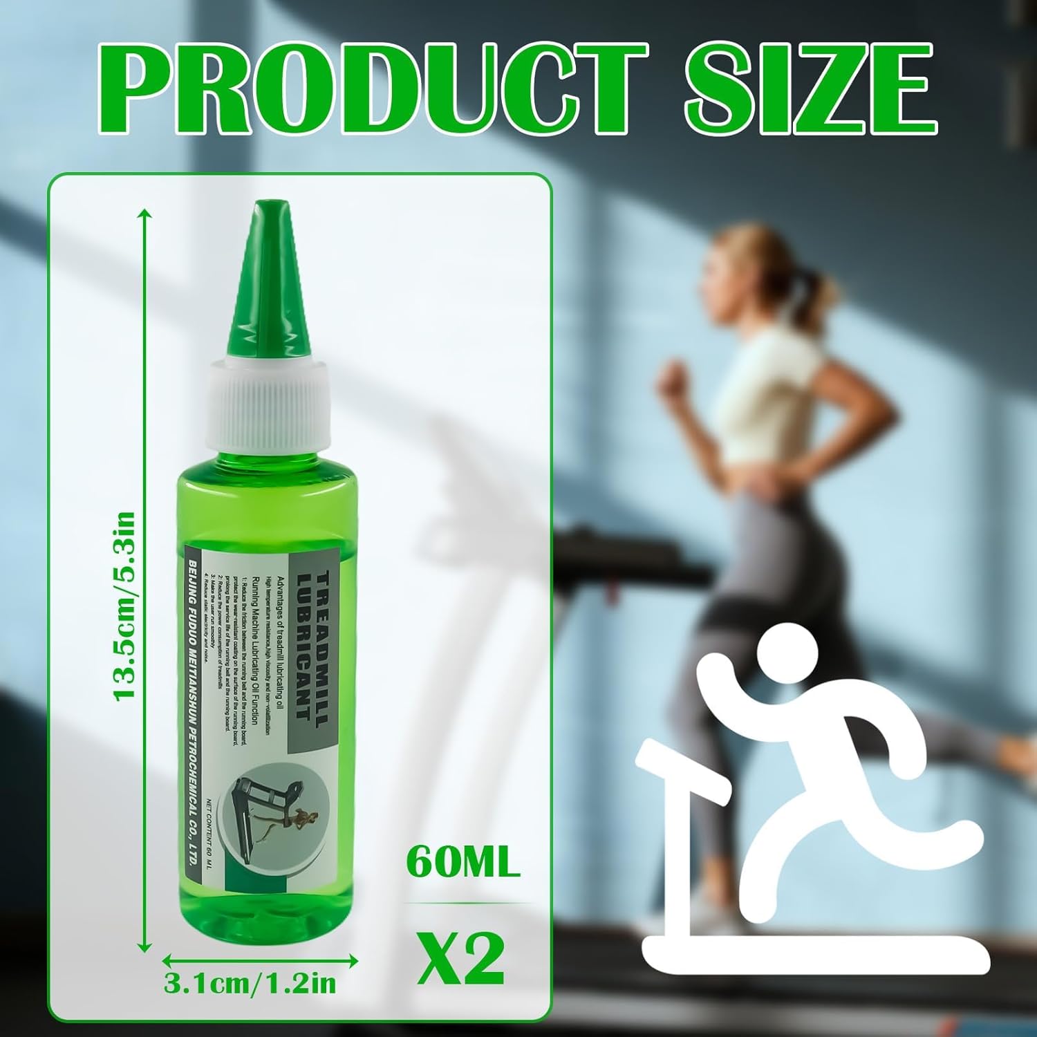 Silikonolja för löpband / walking pad – 60 ml