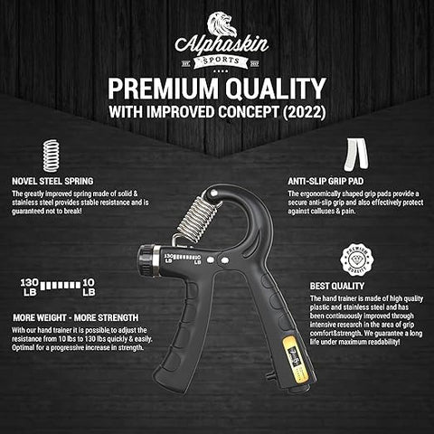 Premium Handtränare (5–60 kg) med räknare