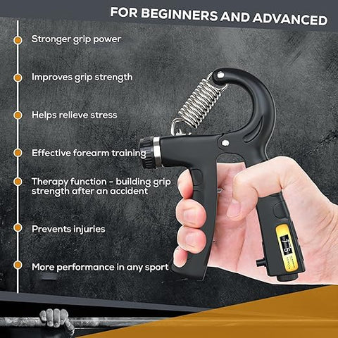 Premium Handtränare (5–60 kg) med räknare