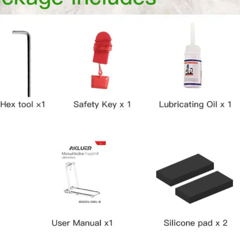 Gåband (Walking Pad) med lutning 480L-B