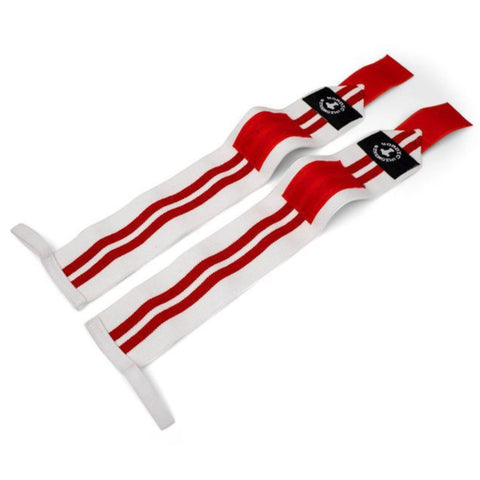 Handledsstöd röd/vit (bomull/elastan)