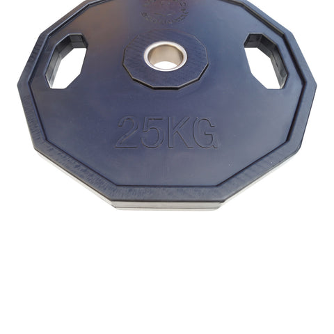 Viktskiva 25 kg - 50 mm Svart/12kantig