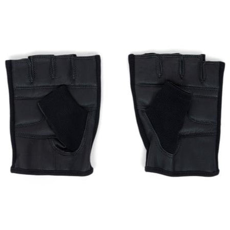 Träningshandskar med läderhandflata och mjuk ovansida (XL)