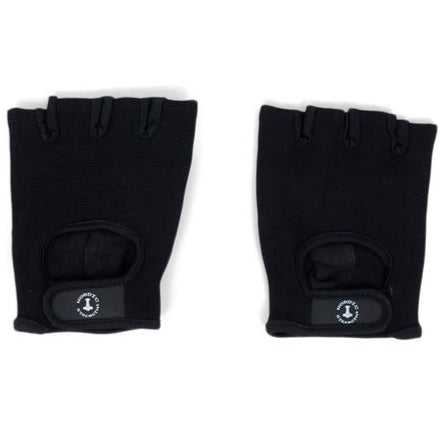 Träningshandskar med läderhandflata och mjuk ovansida (XL)