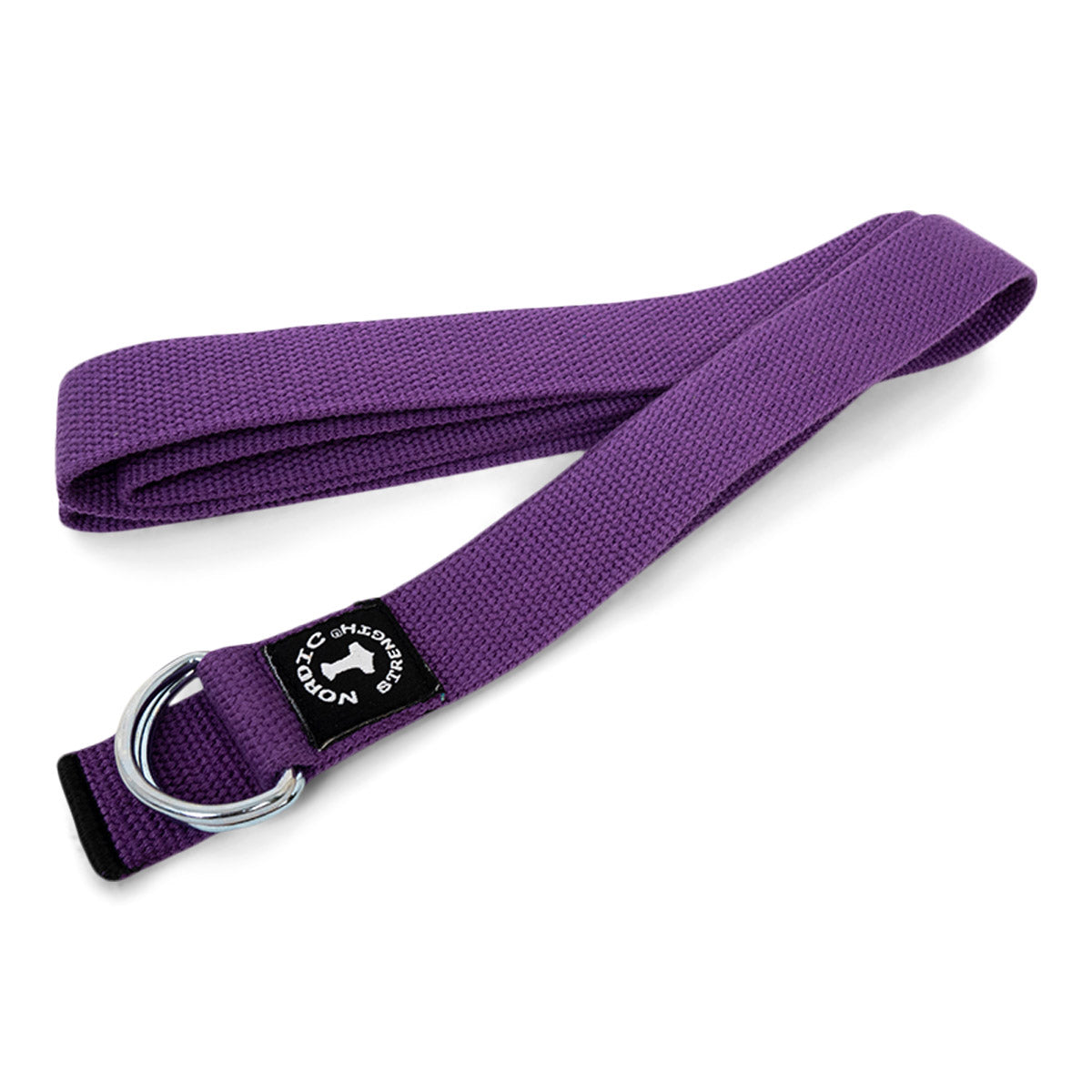 Yogabälte med metallspänne - Lila