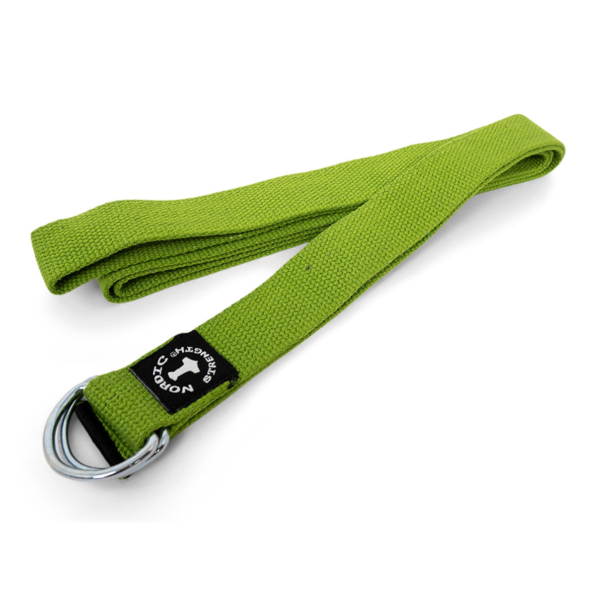 Yogabälte med metallspänne - Grön