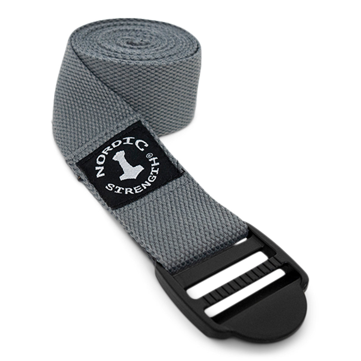 Yogabälte grå - Nordic Strength