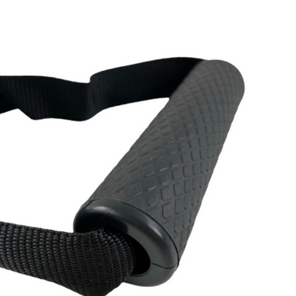 Enhands Kabelgrepp i set - Gummihandtag + 2 Karbinhakar