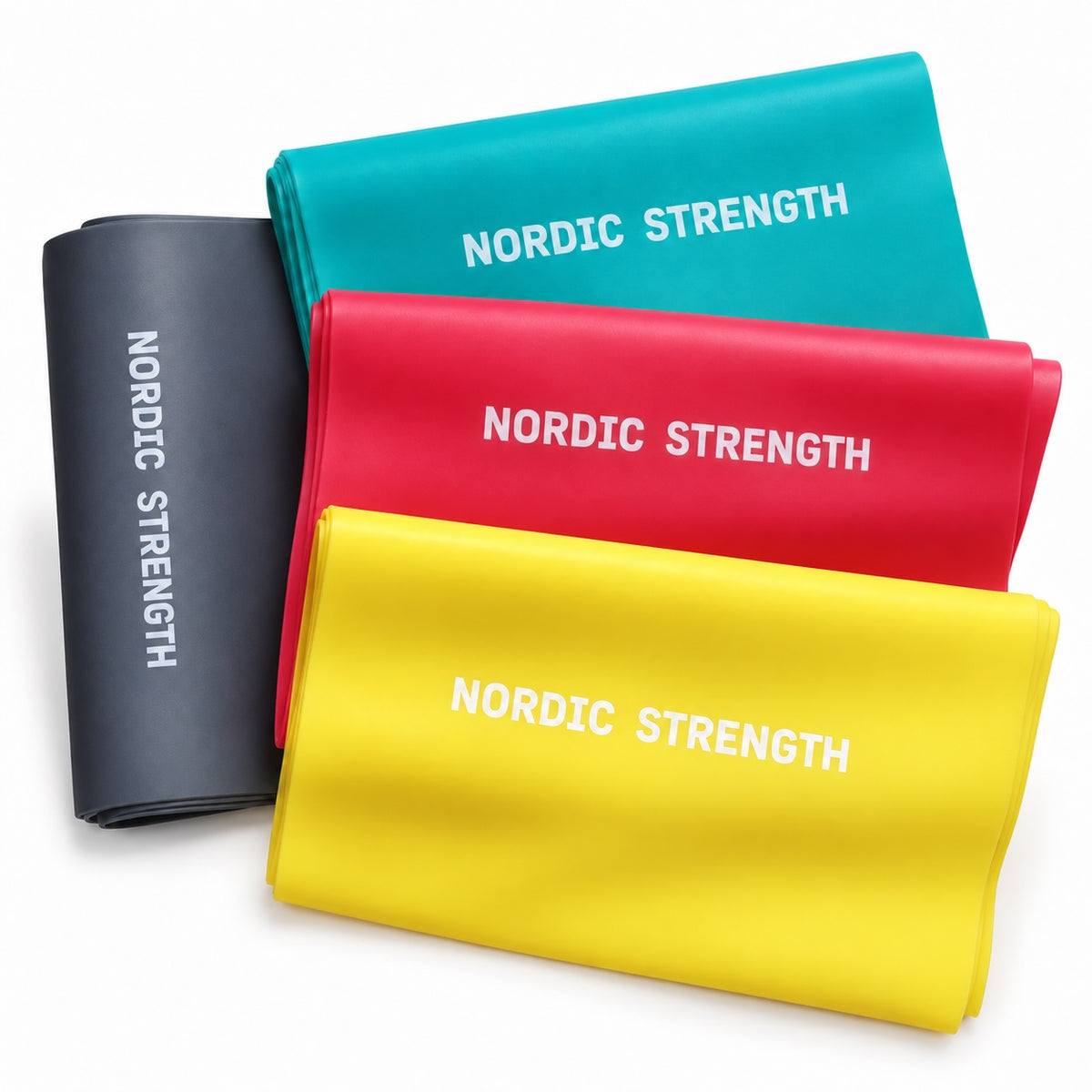 Träningsband 2,5 m – 4-pack | Nordic Strength