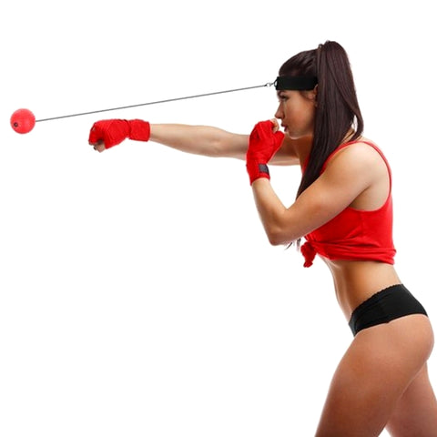 Reflexboll för boxning (med 3 bollar)