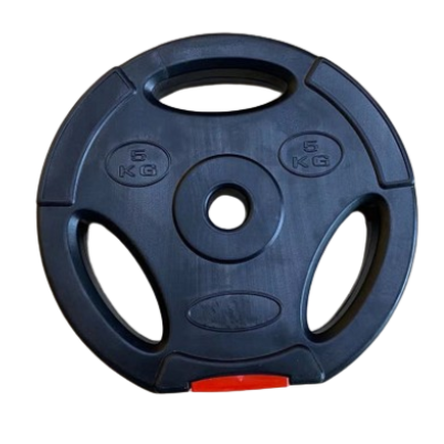 Viktskiva grip hård plast 5 kg (30 mm)