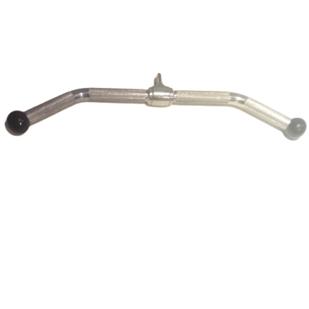 Kort Lat Pulldown Bar med gummiändar