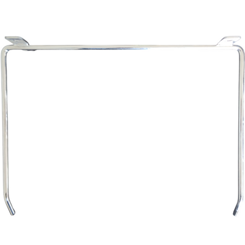 Väggfäste till träningsmattor - svart/krom