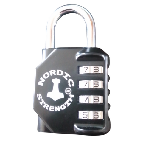 Hänglås med kod från Nordic Strength