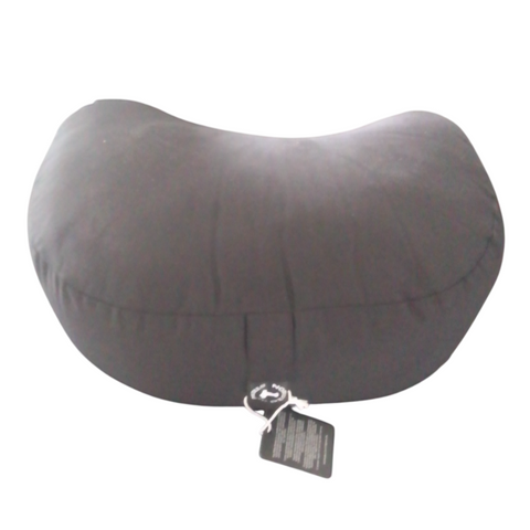 Meditationskudde svart (halvmåne) - Nordic Strength