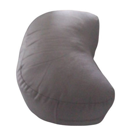 Meditationskudde svart (halvmåne) - Nordic Strength