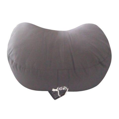 Meditationskudde svart (halvmåne) - Nordic Strength