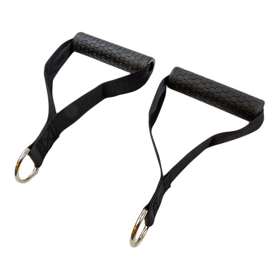 Enhands Kabelgrepp i set - Gummihandtag + 2 Karbinhakar