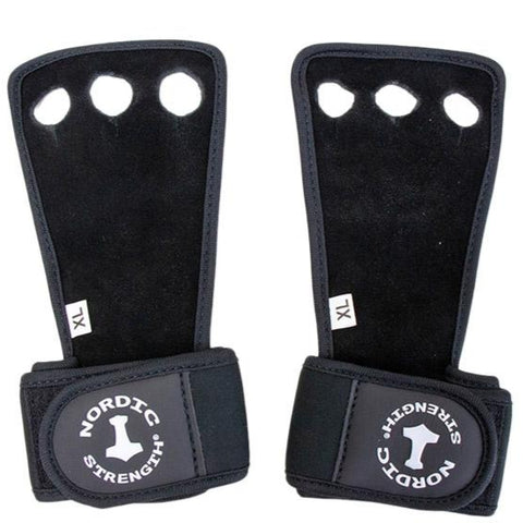 Grip Pads Pro med handledsstöd från Nordic Strength (set)