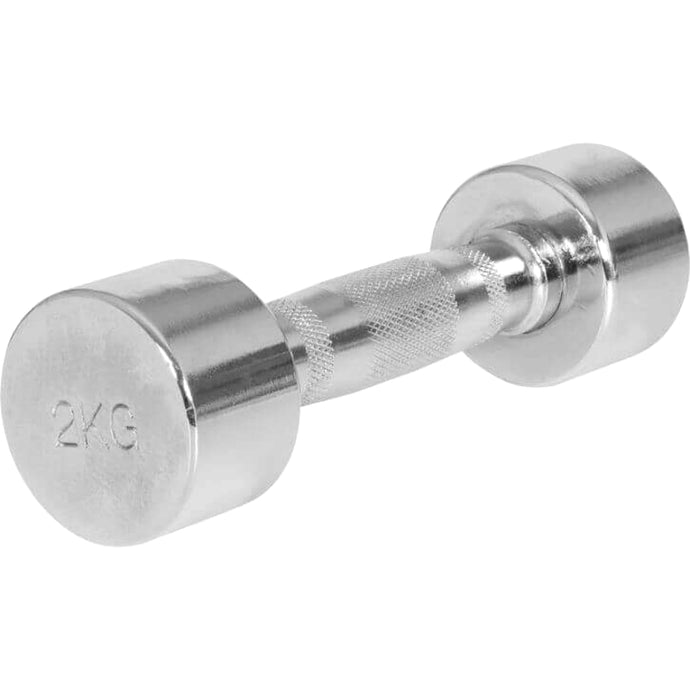 hantel i krom 2 kg