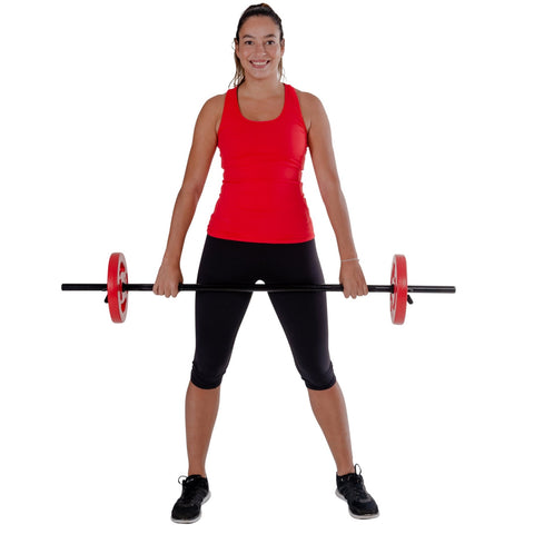 Aerobic skivstångsset 20 kg (Färgad) – Nordic Strength