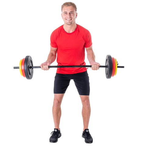 Aerobic skivstångsset 20 kg (Färgad) – Nordic Strength