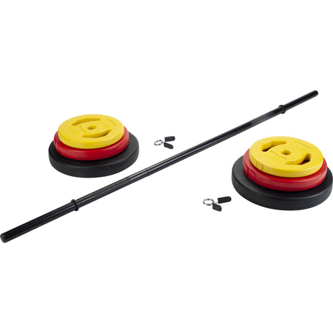 Aerobic skivstångsset 20 kg (Färgad) – Nordic Strength