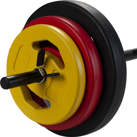 Aerobic skivstångsset 20 kg (Färgad) – Nordic Strength
