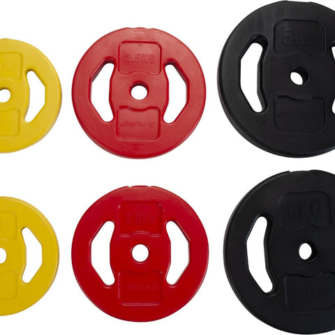 Aerobic skivstångsset 20 kg (Färgad) – Nordic Strength