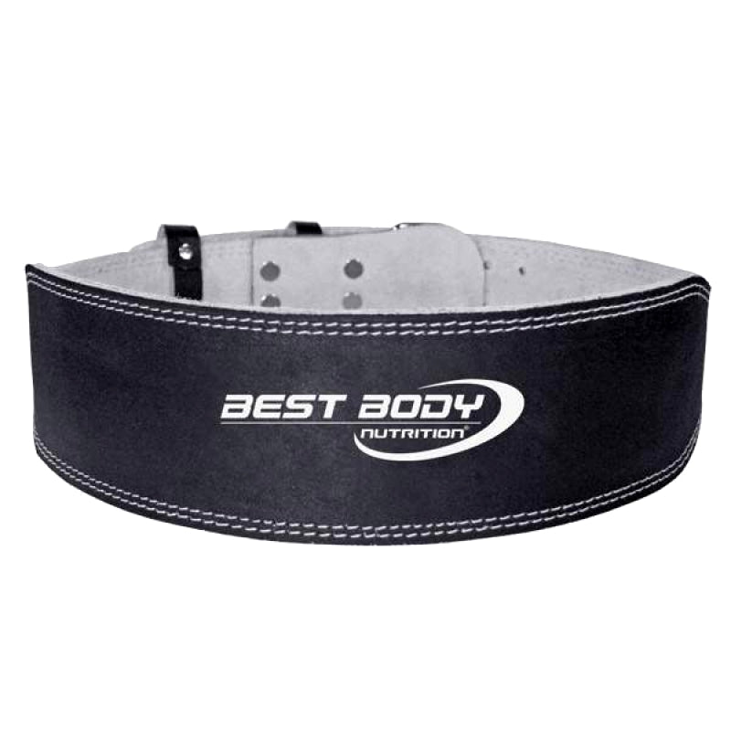 Träningsbälte i svart läder