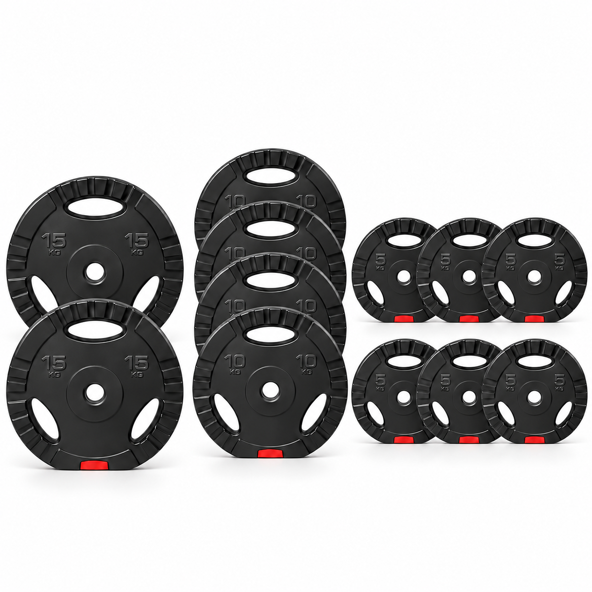 100 kg viktskivor med grepp – 30 mm